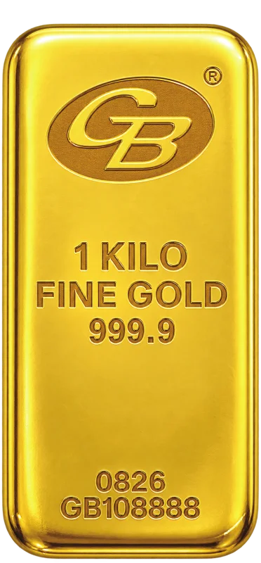1 kilo 999.9 fine gold bar
